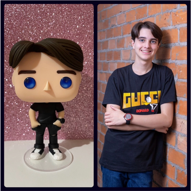 Funko Pop personalizado — peça única pintada à mão