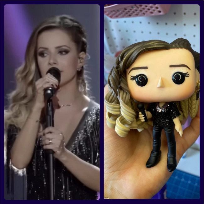 Funko Pop personalizado com pintura artesanal detalhada