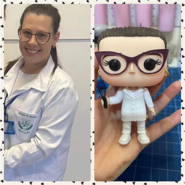 Funko Pop personalizado feito a partir de foto