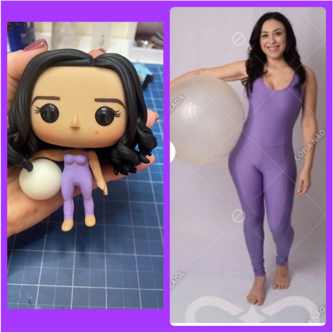 Funko Pop personalizado com acabamento artesanal